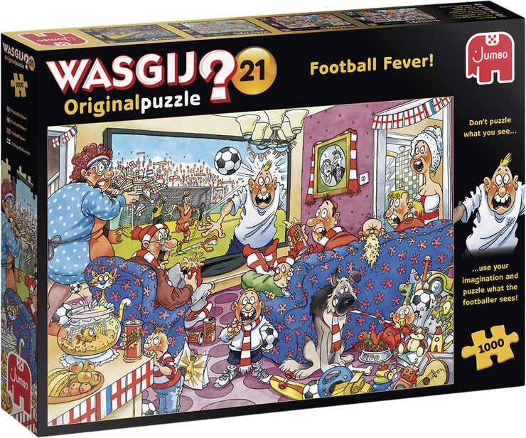 Wasgij puslespil Football Fever
