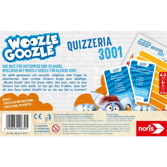 Woozle Goozle - Quizzeria 3001