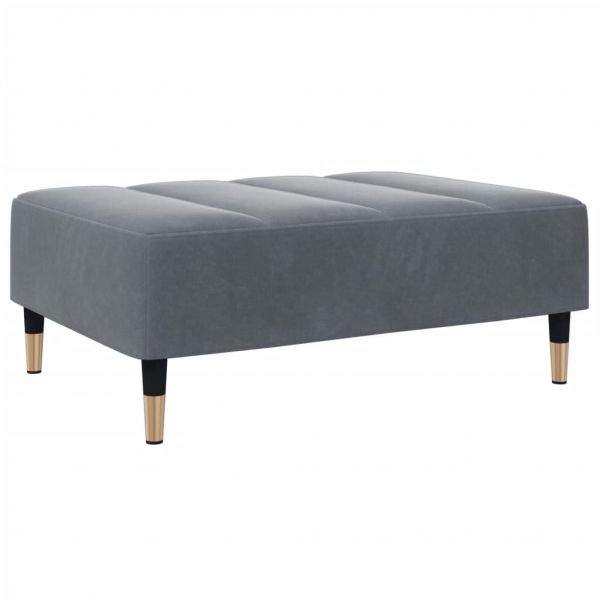 vidaXL Apoio de Pés 77x55x31 cm Veludo Cinzento-escuro - 3757986212