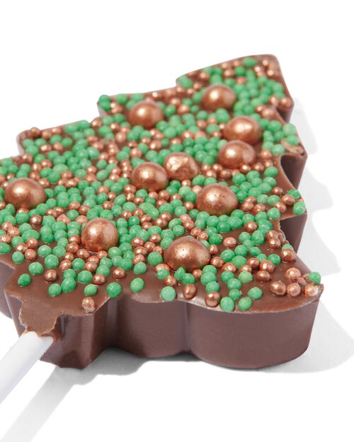 sucette chocolat au lait sapin de noël 25g