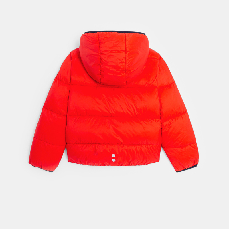 Doudoune courte unie rouge Garçon