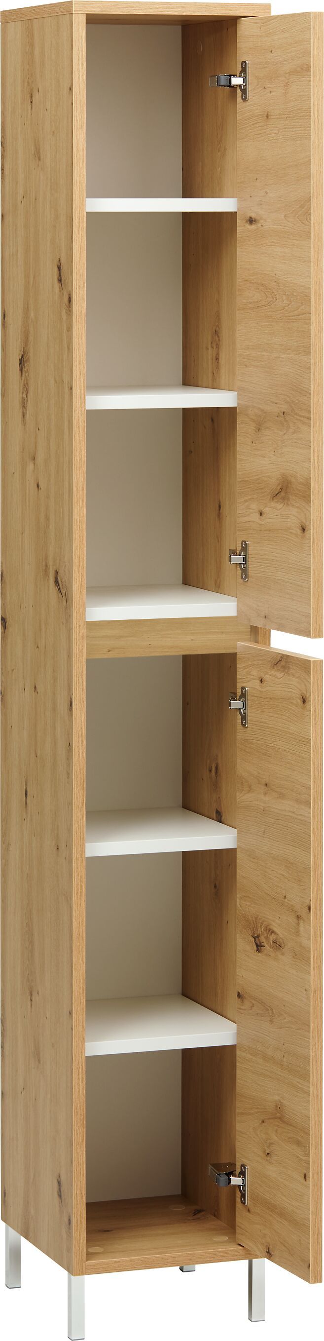 SIERRA Hochschrank - Eiche / B: 30.0 cm x T: 35.0 cm x H: 190.0 cm