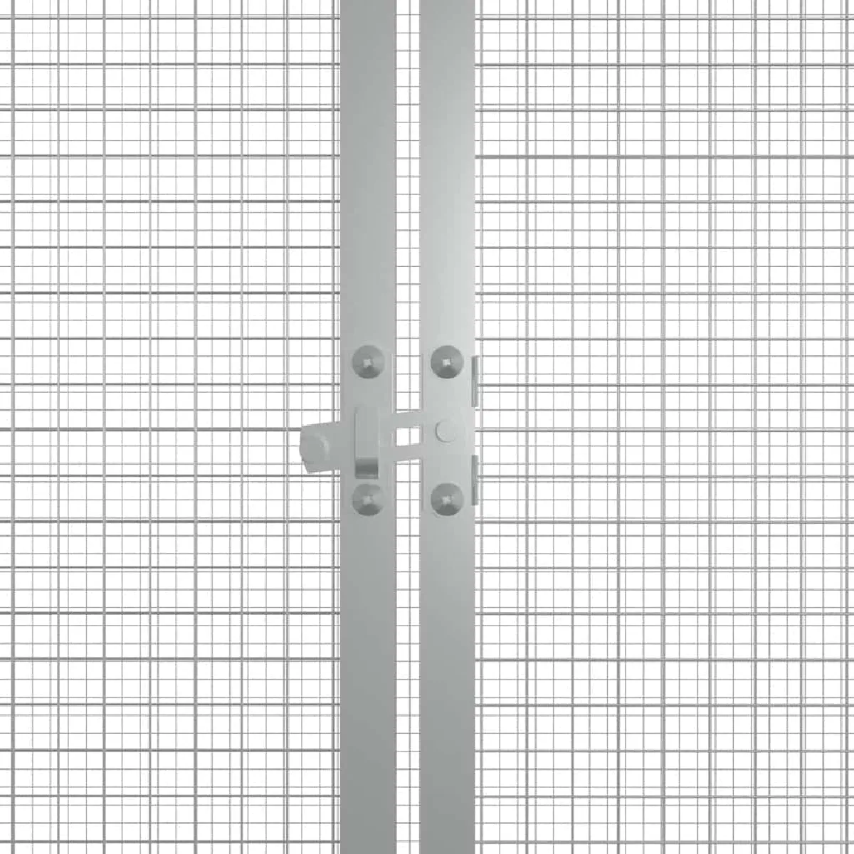 vidaXL Cage poules anthracite 200x91x100 cm