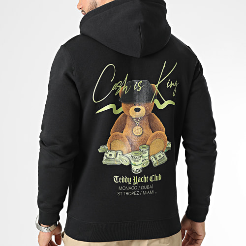 Sweat Capuche Cash Is King Noir