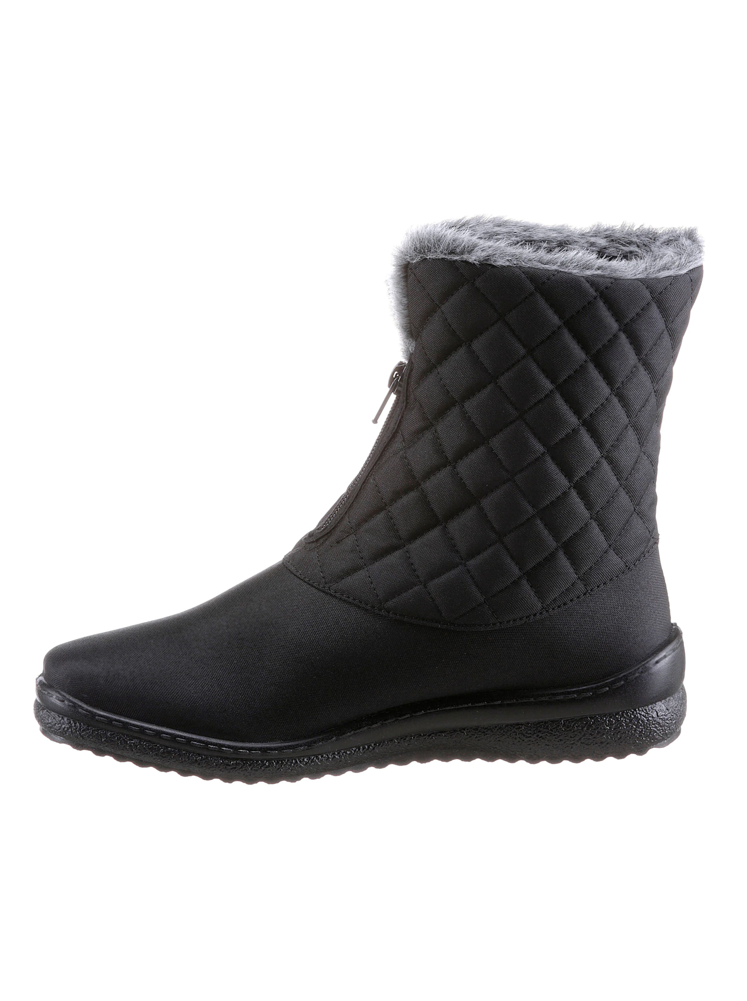 Stiefelette in schwarz