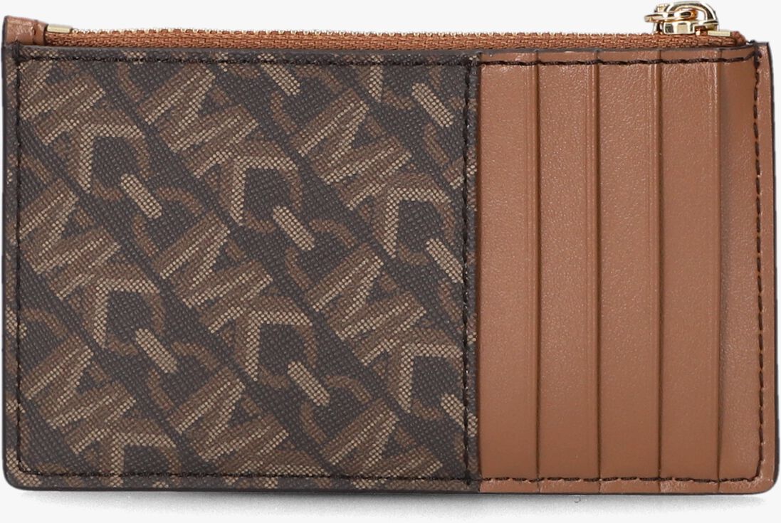 MICHAEL KORS bruine michael kors portemonnee sm zip card case