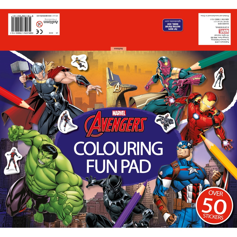 Marvel Avengers: Malblock-Sortiment