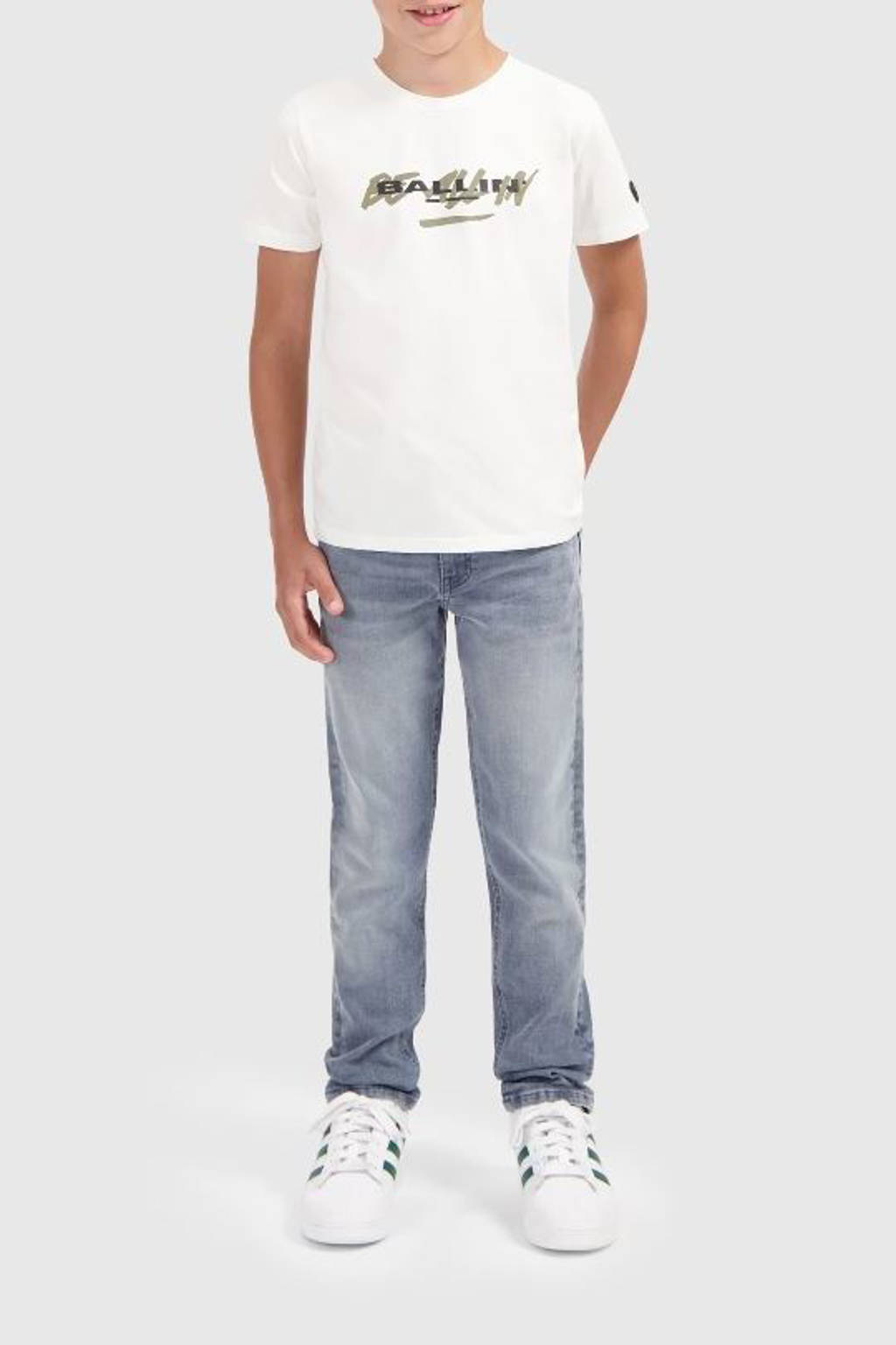 straight leg jeans The Noah denim blue grey