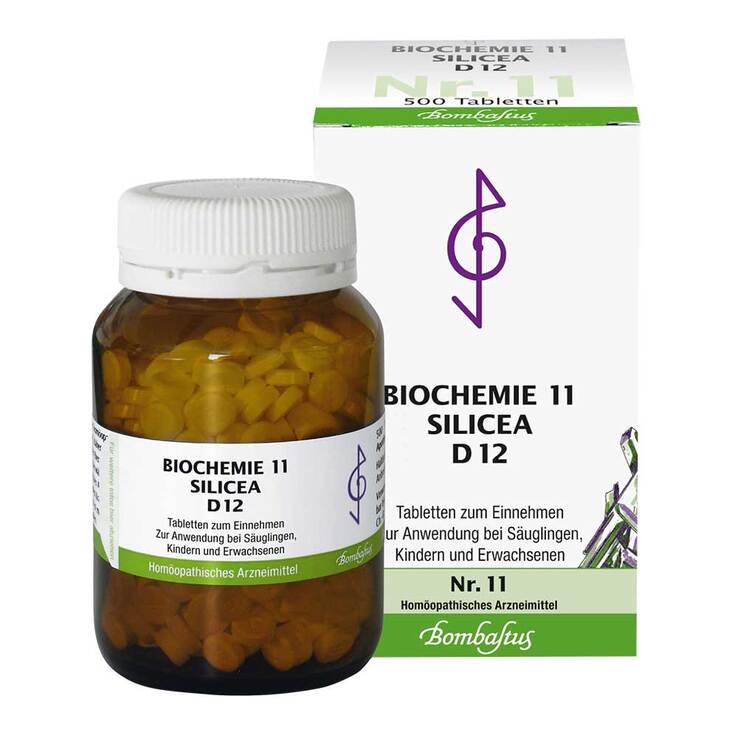 Biochemie 11 Silicea D 12 Tabletten, 500 St