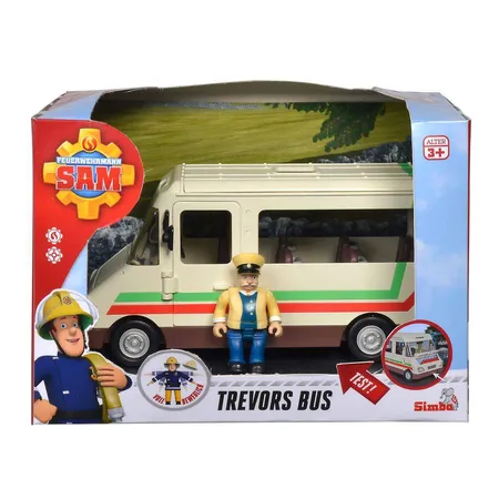 Simba Feuerwehrmann Sam Trevors Bus mit Figur