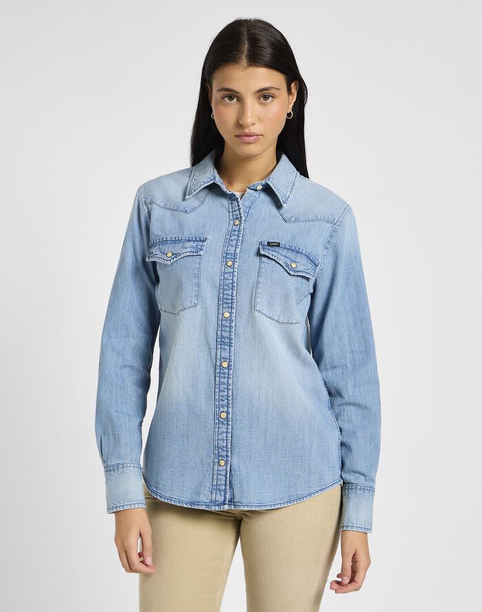 Lee REGULAR WESTERN SHIRT Blå