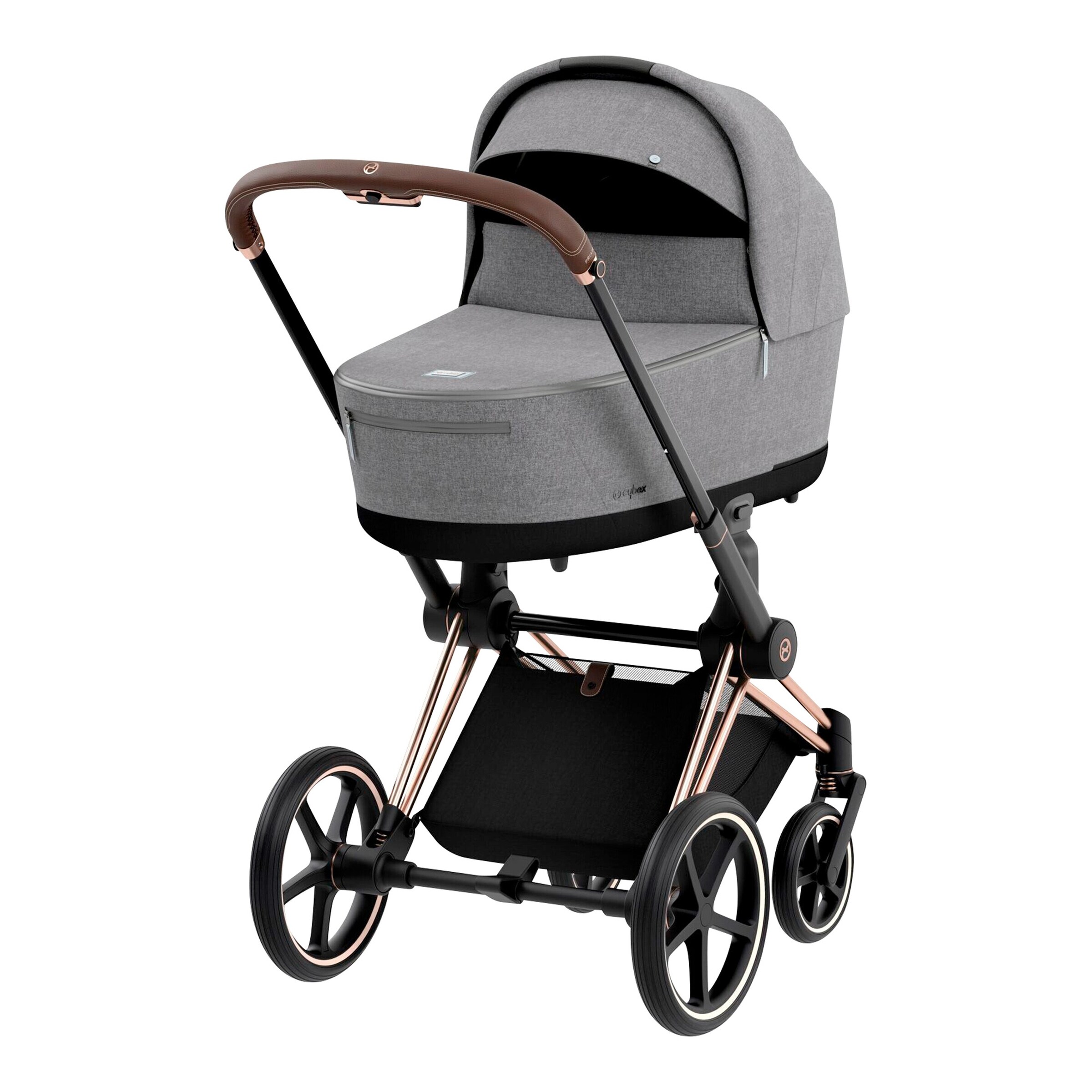Cybex - PLATINUM Lux Tragewanne Plus für Priam, e-PRIAM manhattan grey
