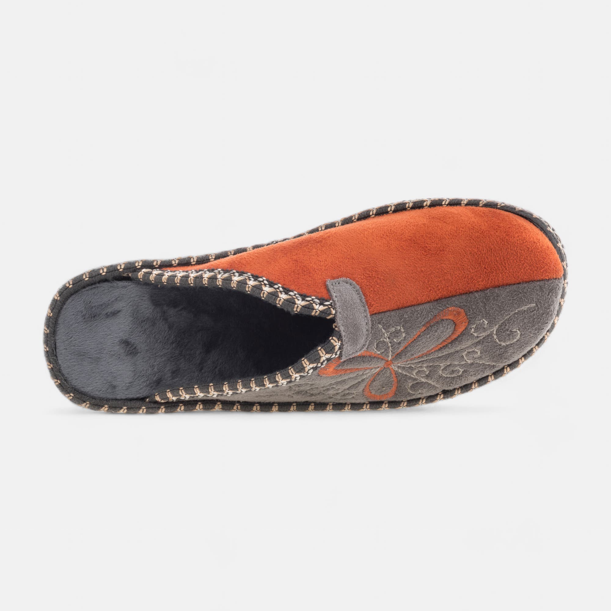 Pantoufles mules Femme orange
