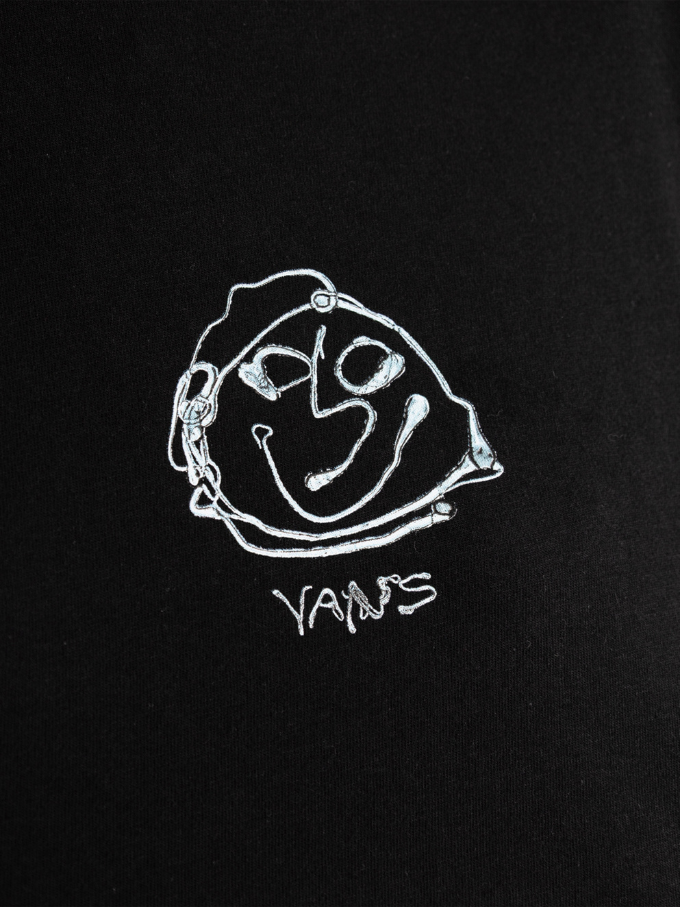 Vans Grinning Face Relax Crop T-Shirt black