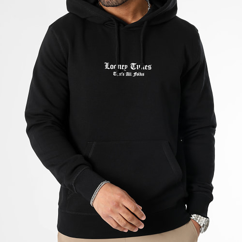 Sweat Capuche Angry Bugs Bunny Monogram Noir Beige