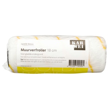 KARWEI muur-en plafondverfroller voor gladde ondergrond 18 cm