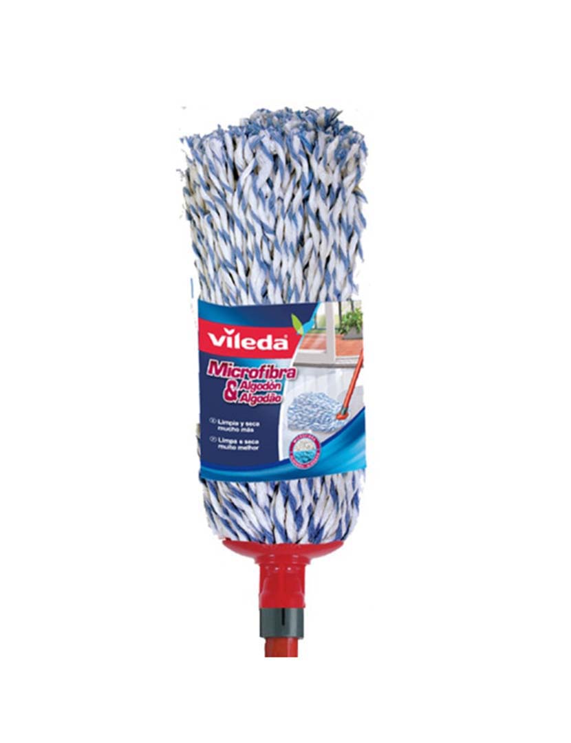 Complete Microfiber and Cotton Mop