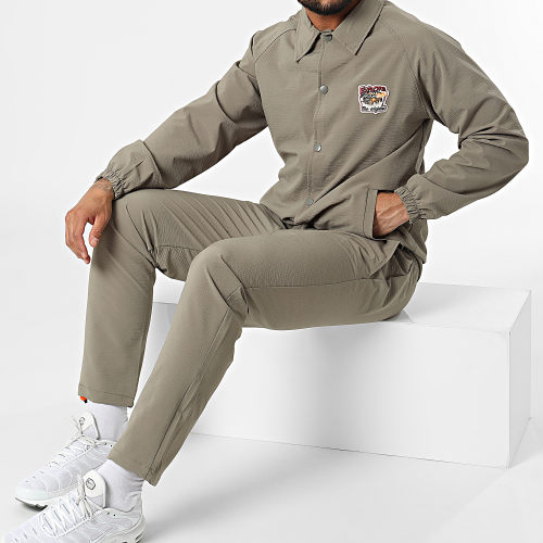 Ensemble Veste Pantalon Jogging 50081 Vert Kaki