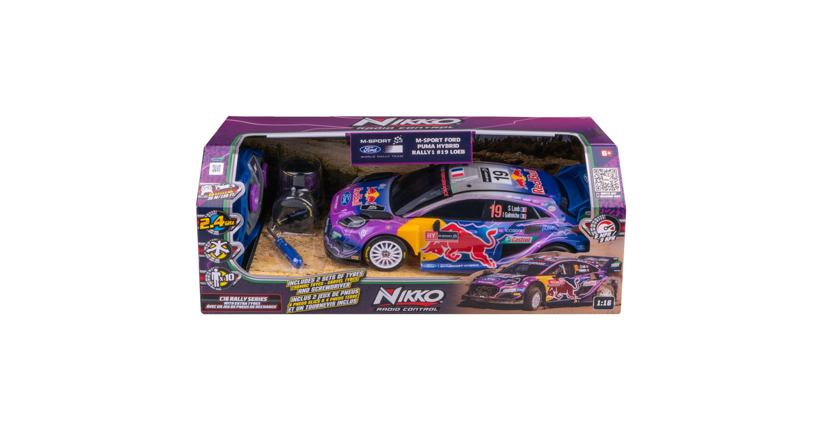 Nikko1:16th Rally Series with extra tyres RC - M-Sport Ford Puma #19 Loeb