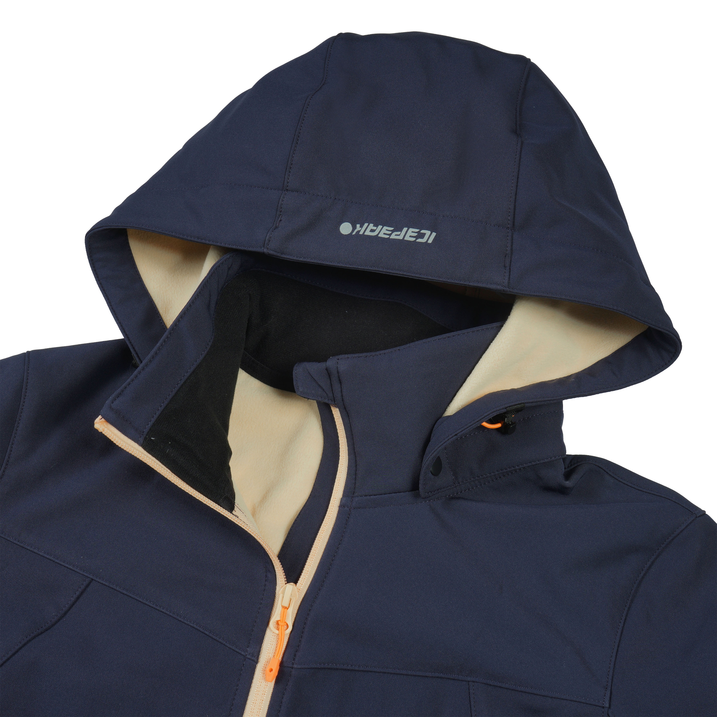 Icepeak Softshelljacke »D SOFTSHELLJACKE BRENHAM« mit Kapuze mit hohem Stehkragen