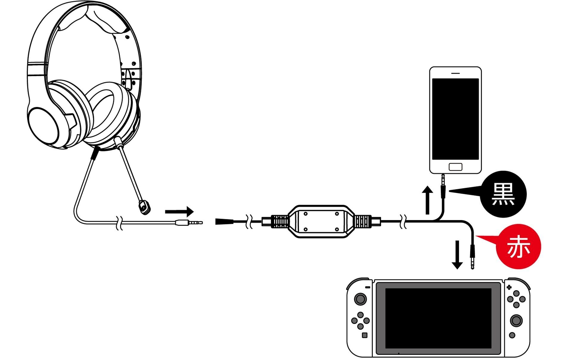 Headset Pikachu – Cool SchwarzKomfortables Gaming-Headset für die Switch im Pokémon Design