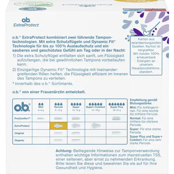 ExtraProtect Tampons Normal