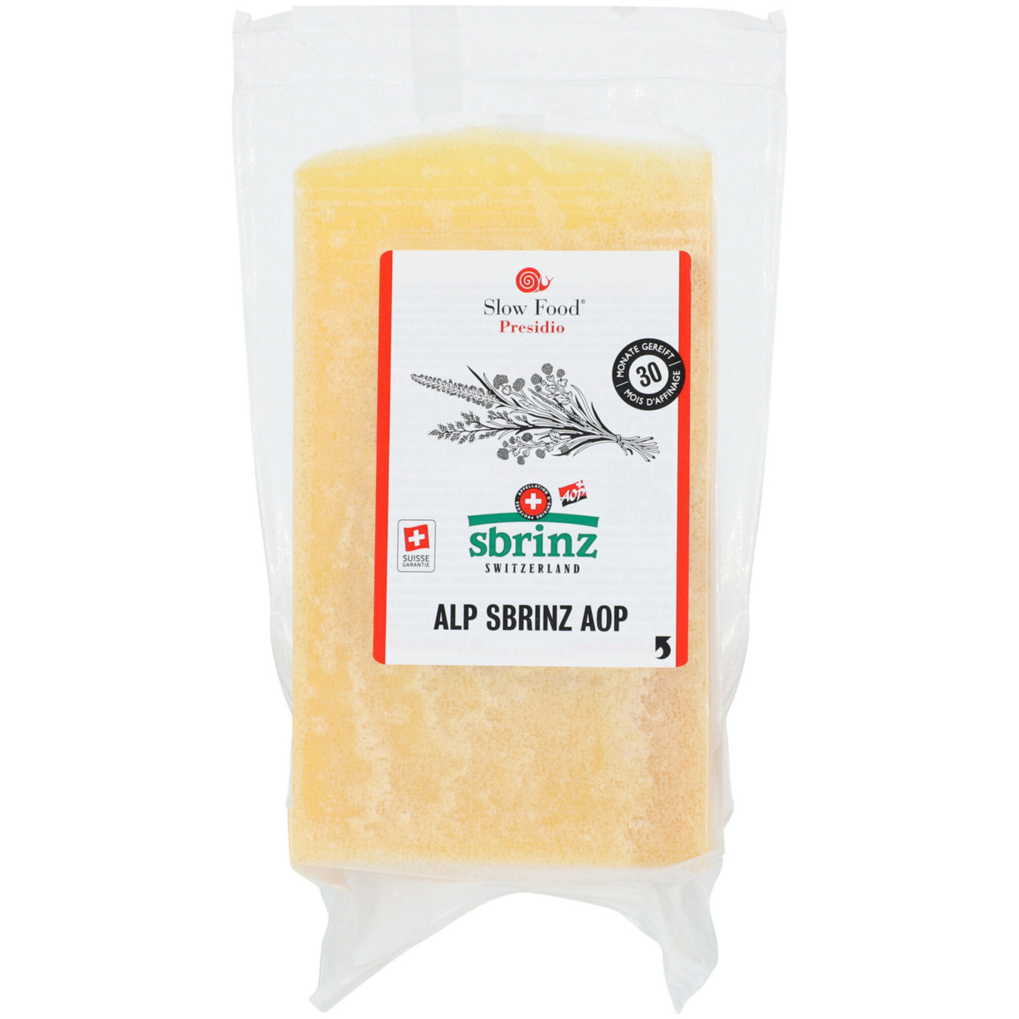 Slow Food Presidio Alp Sbrinz AOP ca. 200g