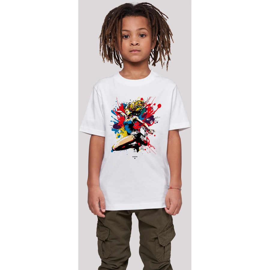 F4NT4STIC T-Shirt Tänzerin bunt weiß
