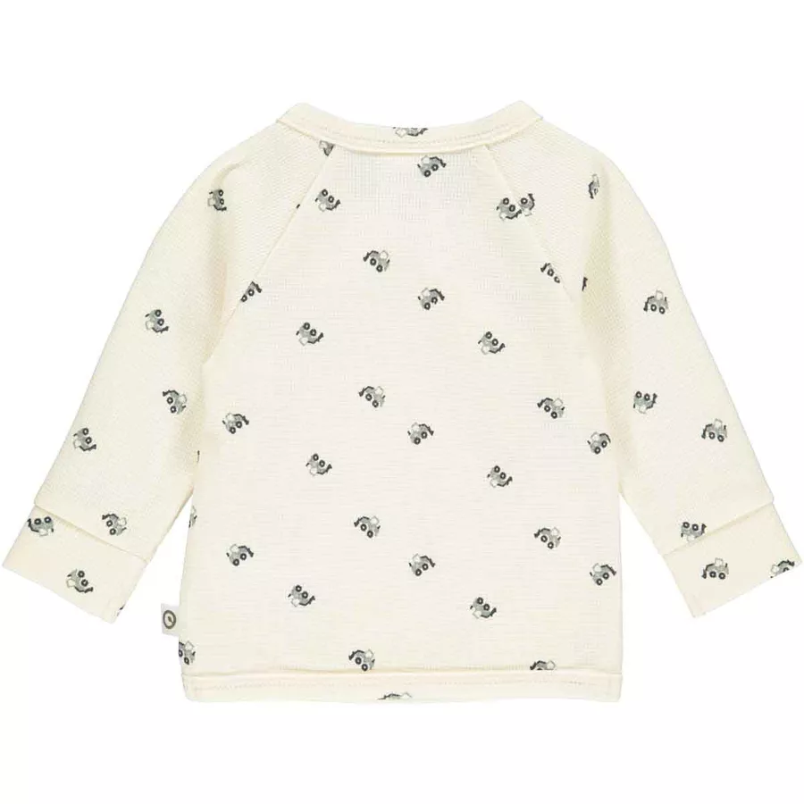 Müsli Wickeljacke Buttercreambluegreen
