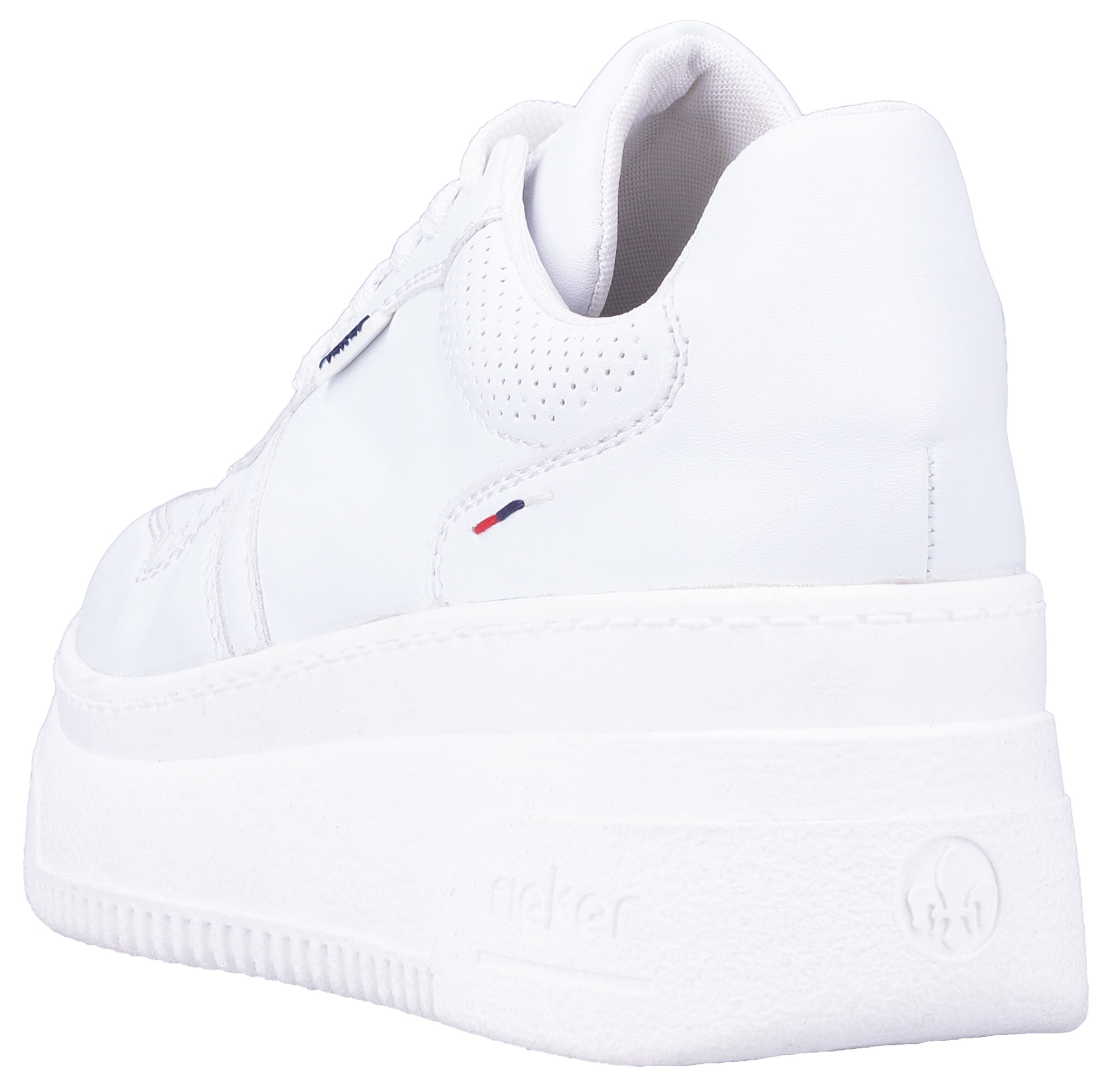 Rieker Plateausneaker  mit loser Einlage, Freizeitschuh, Halbschuh, Schnürschuh