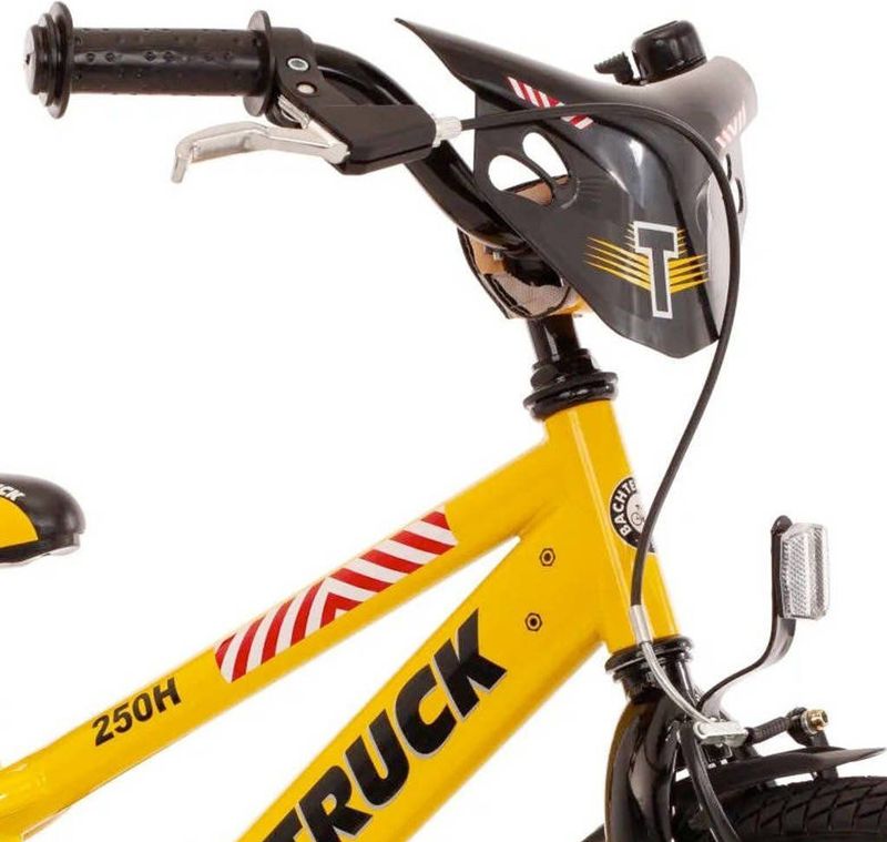 Bachtenkirch kinderfiets Truck, 16 inch, geel en zwart