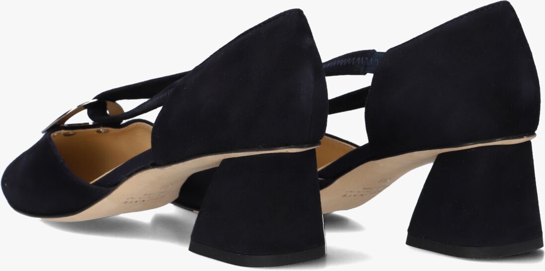 blauwe brunate ballerina's 51528