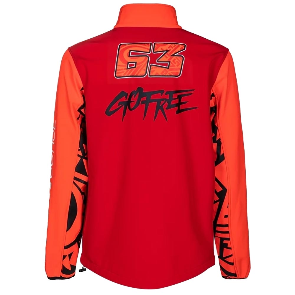 ducati - Veste zippée Bagnaia Red Rouge / Noir