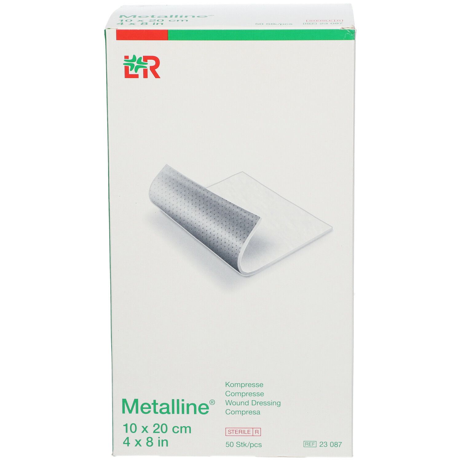 Metalline® Kompresse 10 cm x 20 cm steril