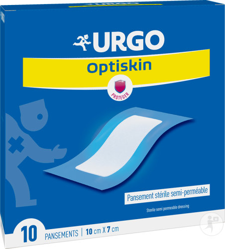 Urgo Optiskin Pansement Stérile Semi-Perméable 10x7cm Boîte 10 Pièces