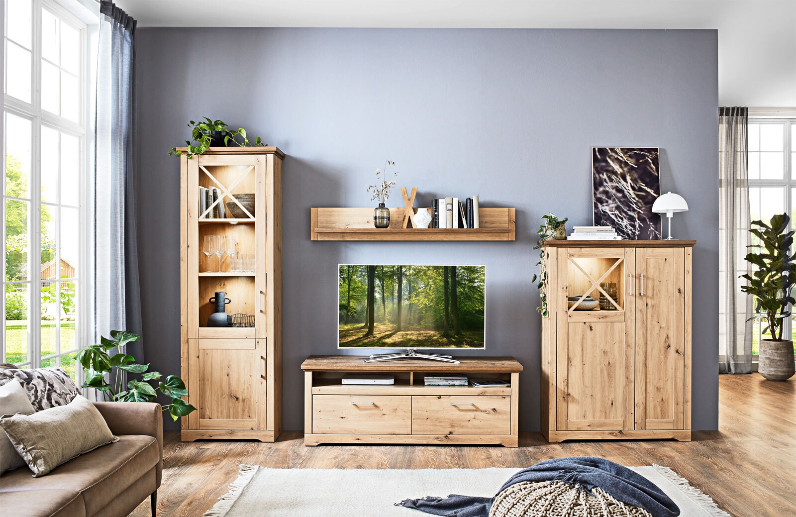Wandboard MIRADOR 150 x 24 cm Artisan Eiche