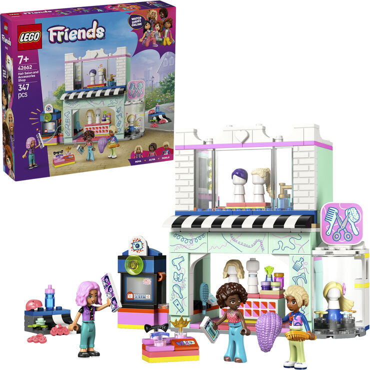 Lego Frisørsalon og accessories-butik 42662