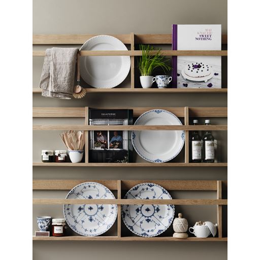 Royal Copenhagen Prinsesse Frokosttallerken, Hvid, Ø22 cm