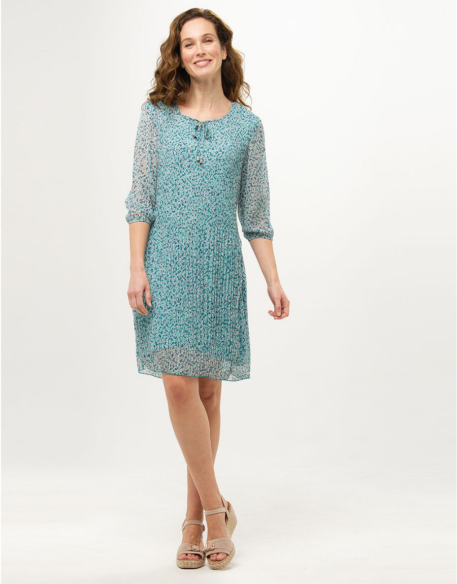 Robe en voile verte