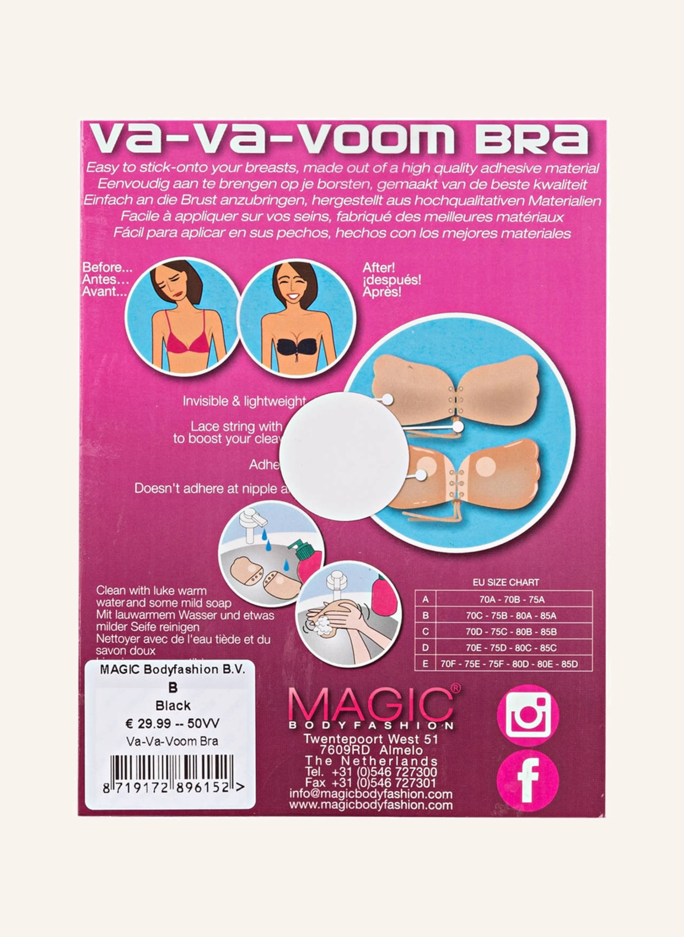 MAGIC Bodyfashion Rückenfreier Push-up-BH VA-VA-VOOM
