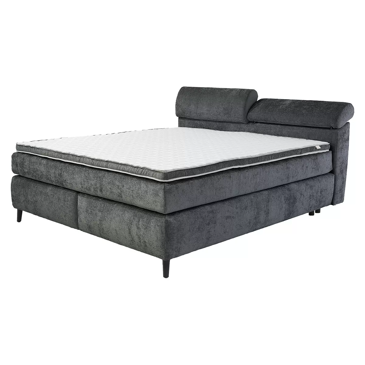 Boxspringbett Dora 180x200 Anthrazit