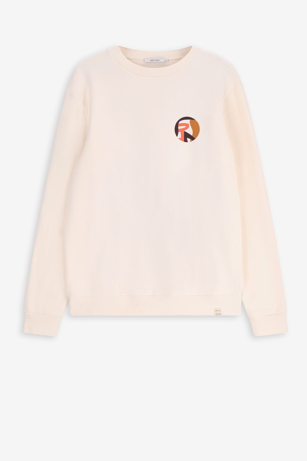 Witte sweater met print