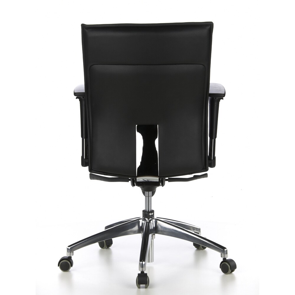 Luxus Chefsessel MURANO 10 Leder mit Armlehnen (höhenverstellbar) hjh OFFICE
