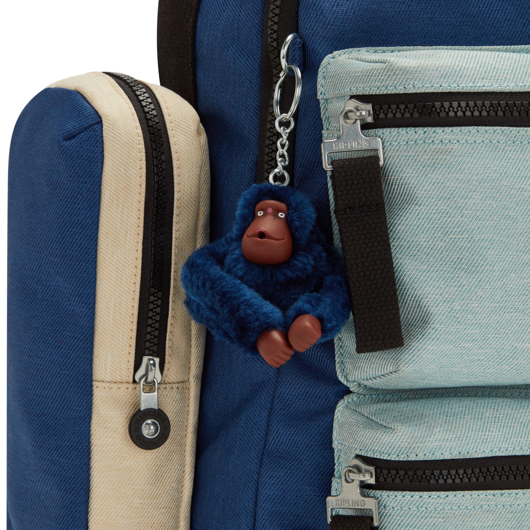 CLIMBED IT Grand Sac à Dos avec Housse de Protection pour Ordinateur Portable - Lightsome Denim