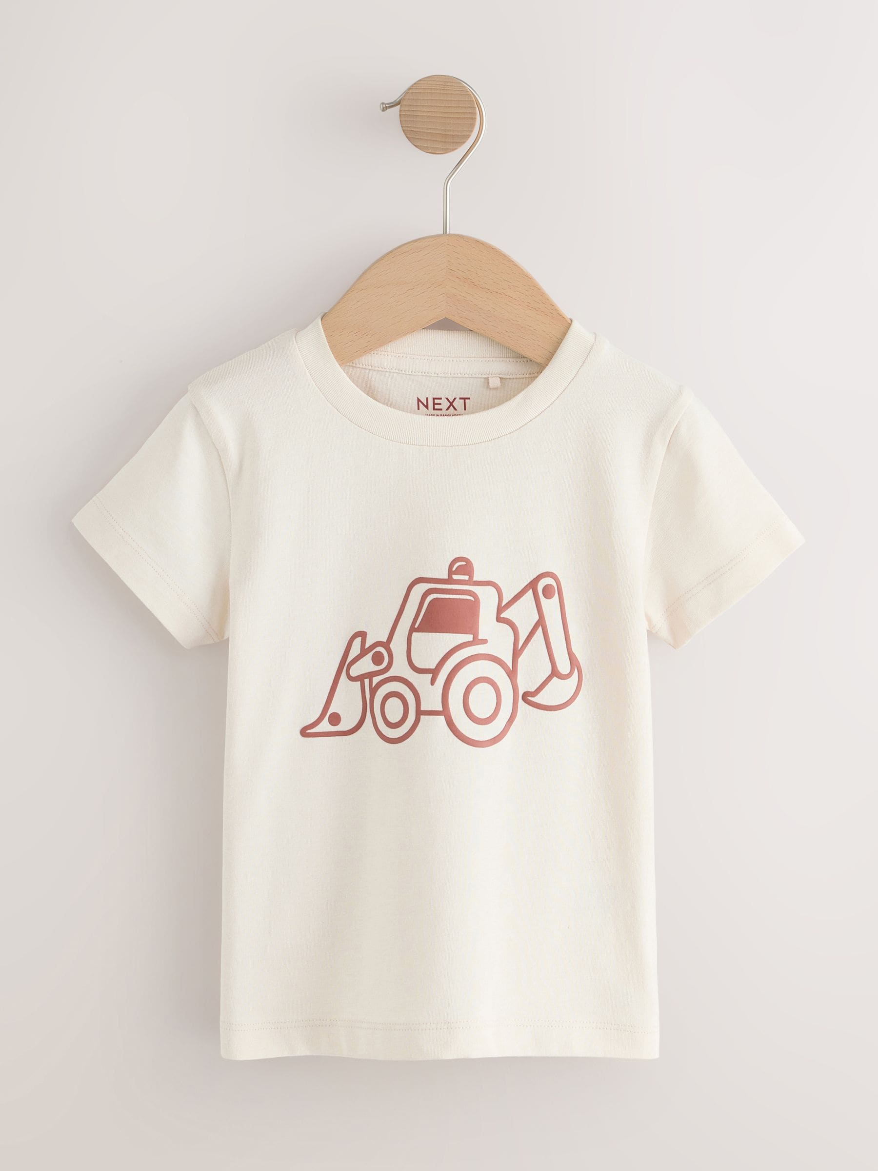 Roestrood - Set van 2 Pieces van corduroy overshirt en T-shirt Met capuchon (3mnd -7jr)