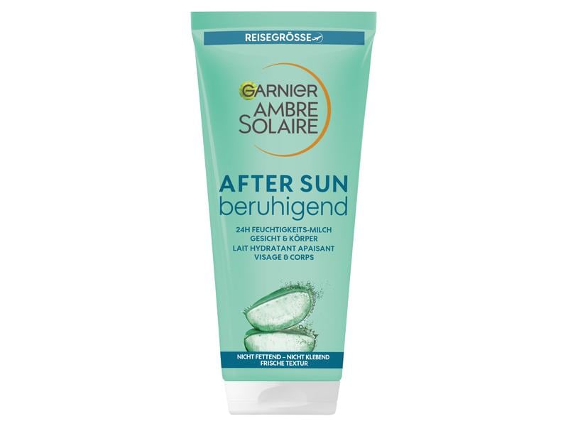 Garnier Ambre Solaire After Sun Milch 100 ml Beruhigende Feuchtigkeits-Milch für eine kühlende Pflege