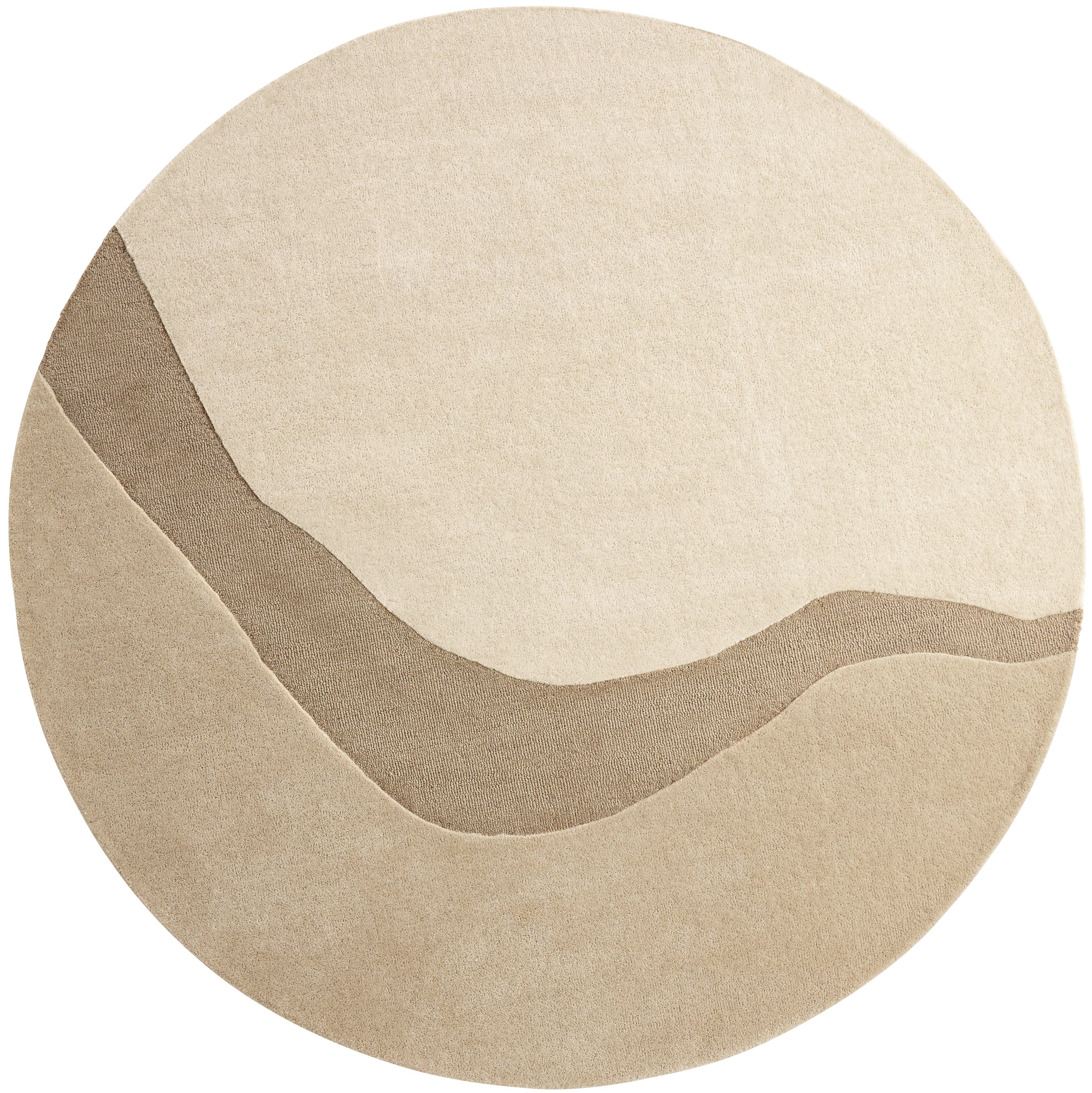 Vloerkleed 210 Linen Organix  | Brinker⌀200  cm