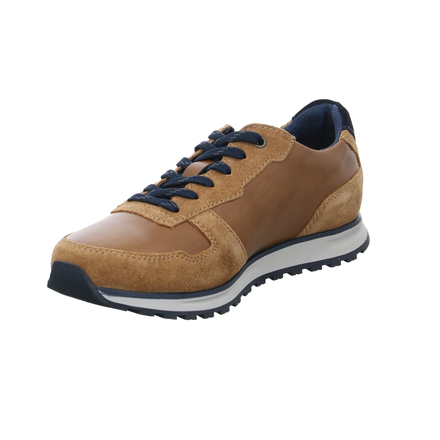 BUGATTI SHOES Halbschuhe Sneaker Cognac Lederimitat