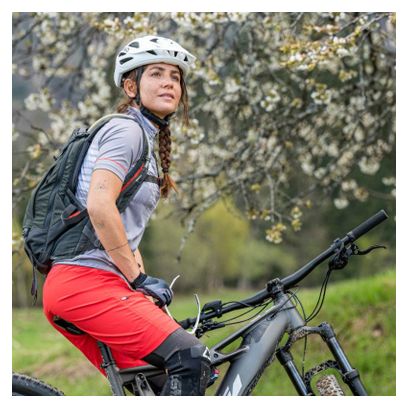 Short de cyclisme Loeffler W short de vélo Comfort-E CSL pour femme-Rouge
