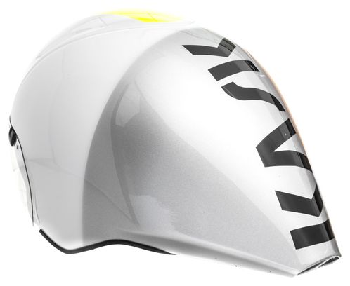 Casque Aero KASK MISTRAL Blanc Argent Jaune